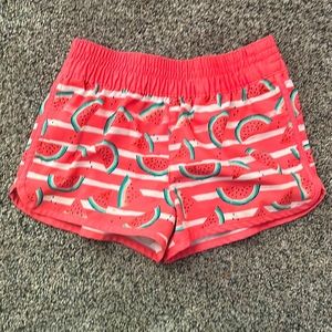watermelon workout shorts